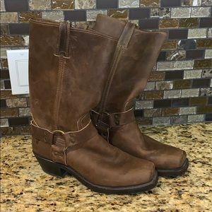 Frye harness boot